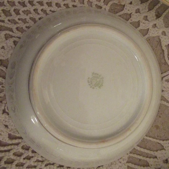 Vintage M NORITAKE China Nippon Hand Painted Gold bowl & dessert plates